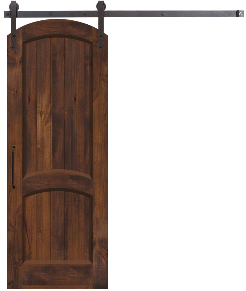 Monarch Top Arch Barn Door Rustica